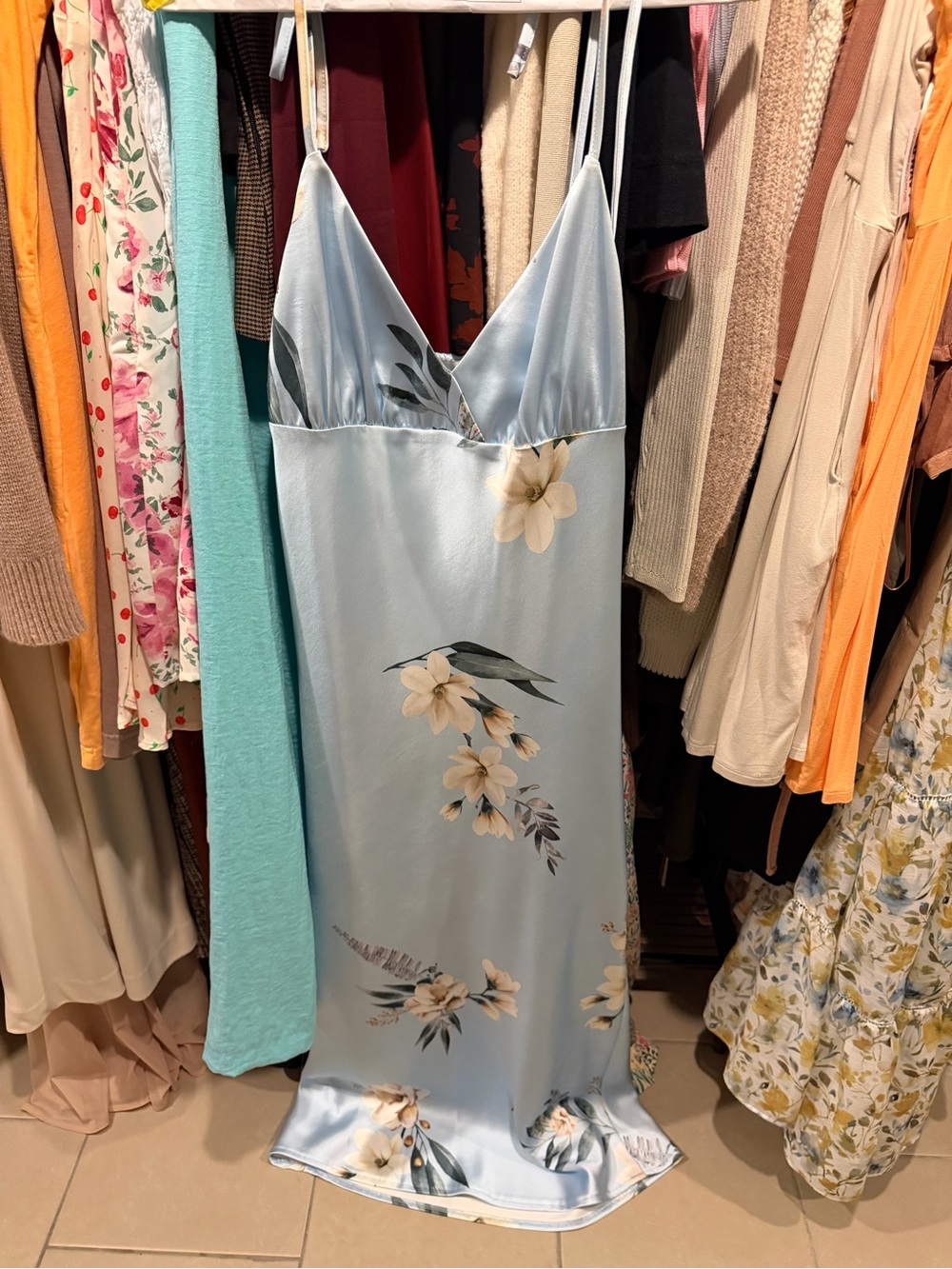 Hello Molly PERFECT PORCELAIN MIDI DRESS BLUE - Picture 2 of 4